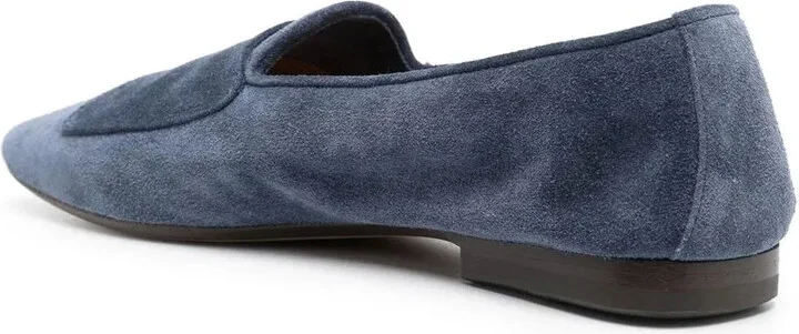 Buckle Detail Suede Slippers - Image 3