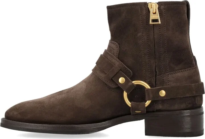 Buckle-Embellished Ankle Boots - Image 3