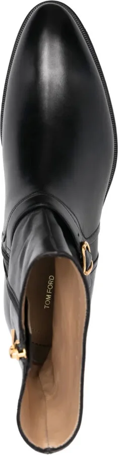 Buckle-Embellished Ankle Boots - Image 4