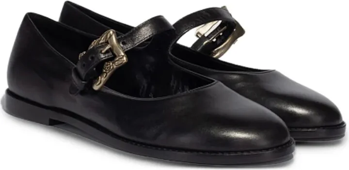 Buckle-Embellished Ballet Flats - Image 2