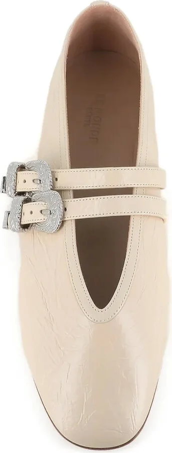 Buckle-Embellished Ballet Flats - Image 4