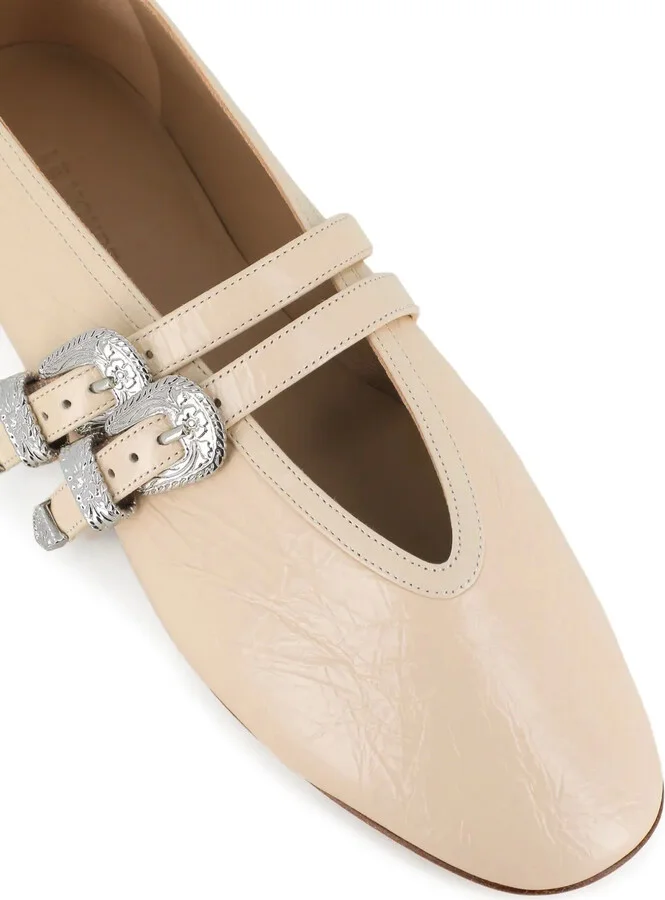 Buckle-Embellished Ballet Flats - Image 5