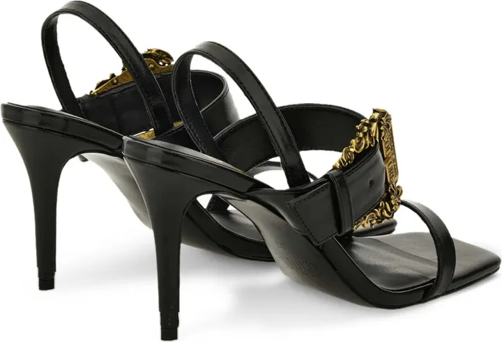 Buckle-Embellished Heeled Sandals - Image 2