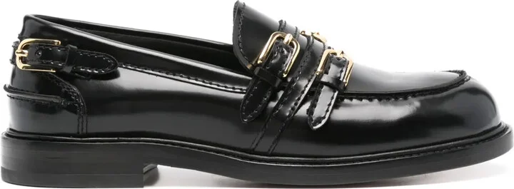 Buckle-Embellished Loafers