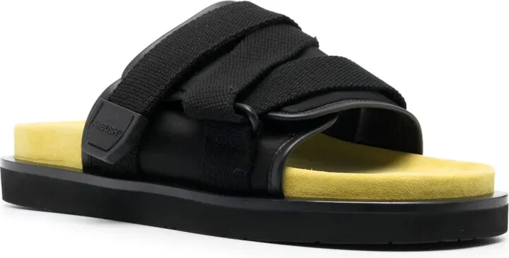 Buckle-Embellished Padded Slides - Image 2
