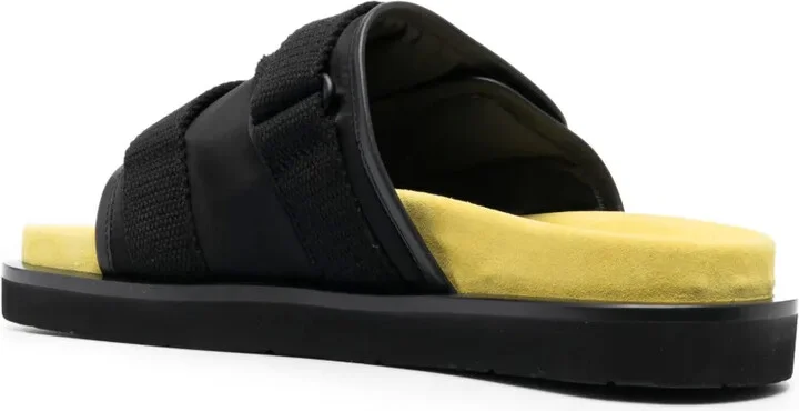 Buckle-Embellished Padded Slides - Image 3