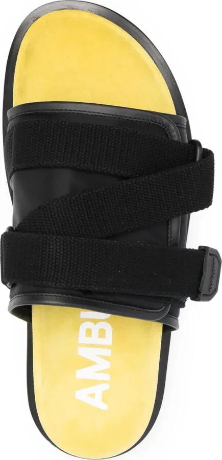 Buckle-Embellished Padded Slides - Image 4