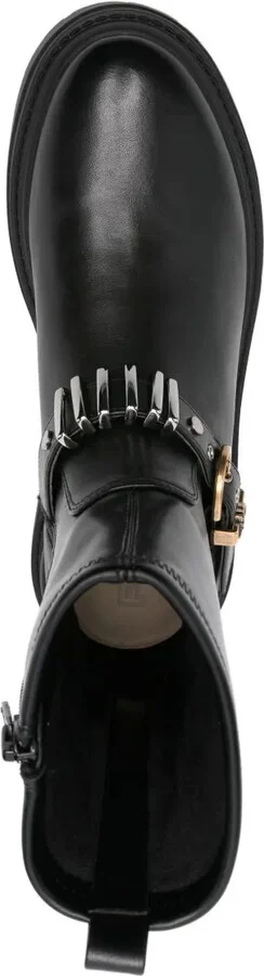 Buckle-Embellished Platform Boots - Image 4