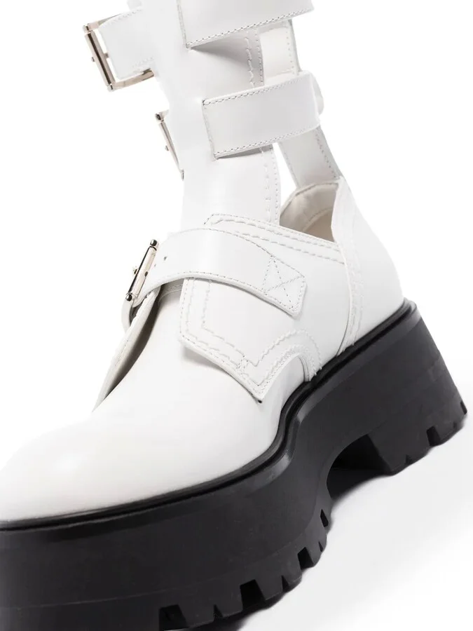 Buckle-Fastened Caged Boots - Image 2