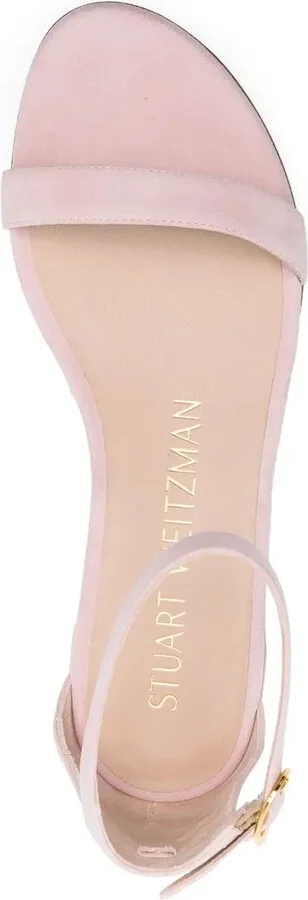 Buckle-Fastened Suede Sandals - Image 4