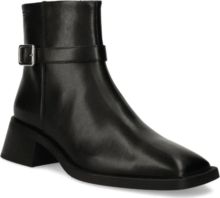 Buckle-Fastening Block-Heel Boots - Image 2