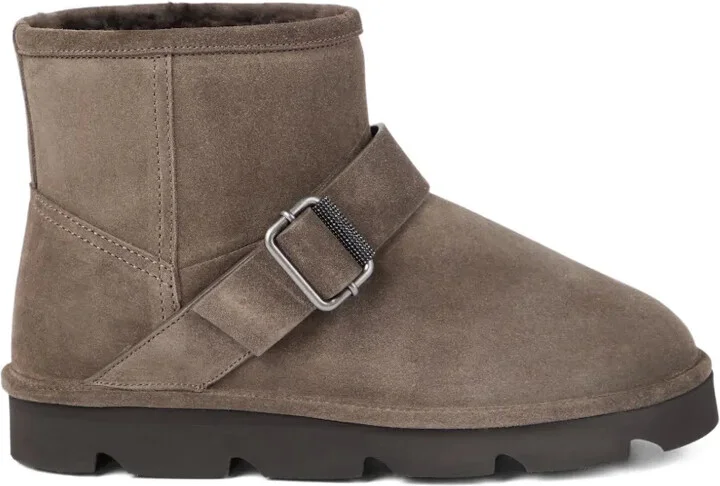 Buckle-Fastening Boots