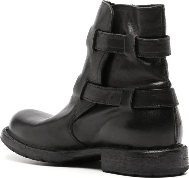Buckle-Fastening Calf Leather Boots - Image 3