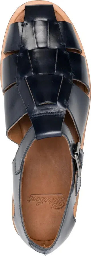 Buckle-Fastening Cut-Out Sandals - Image 4