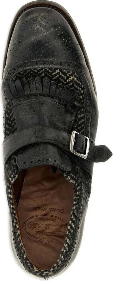 Buckle-Fastening Fringed Shoes - Image 4