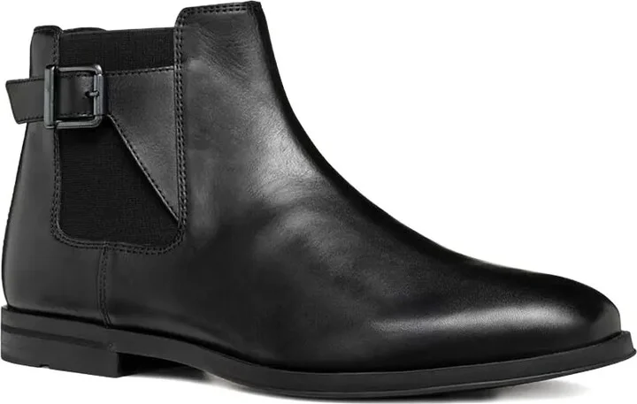 Buckle-Fastening Leather Boots - Image 2