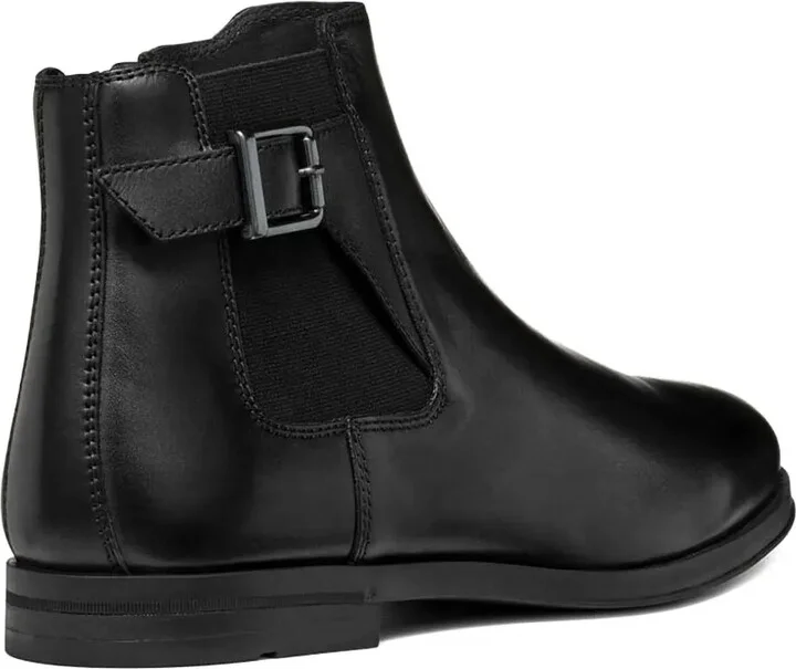 Buckle-Fastening Leather Boots - Image 3