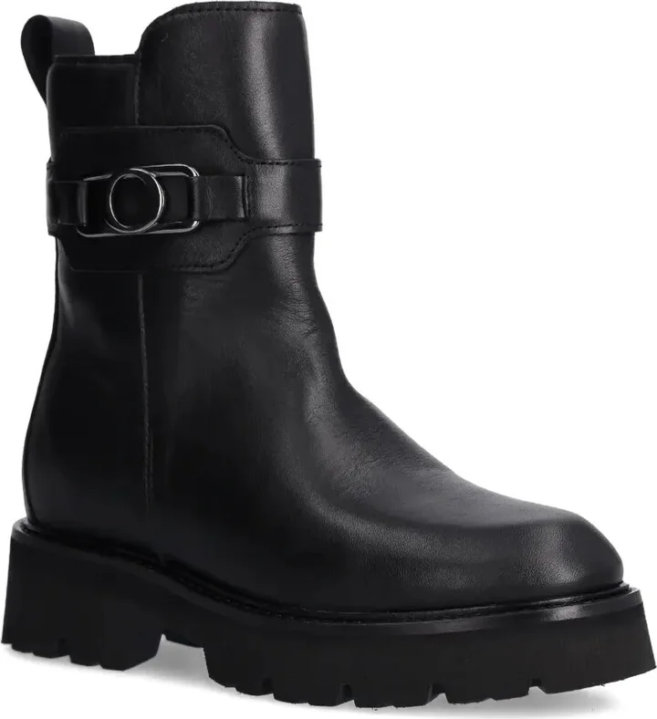Buckle-Fastening Leather Boots - Image 2