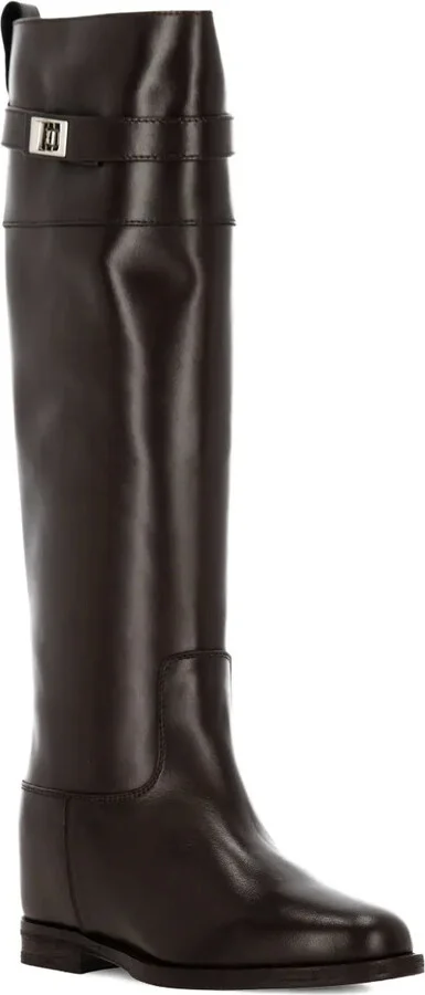Buckle-Fastening Leather Boots - Image 2