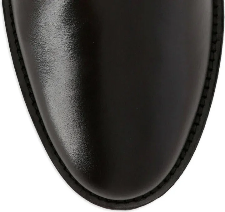 Buckle-Fastening Leather Boots - Image 3