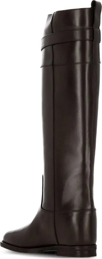 Buckle-Fastening Leather Boots - Image 4