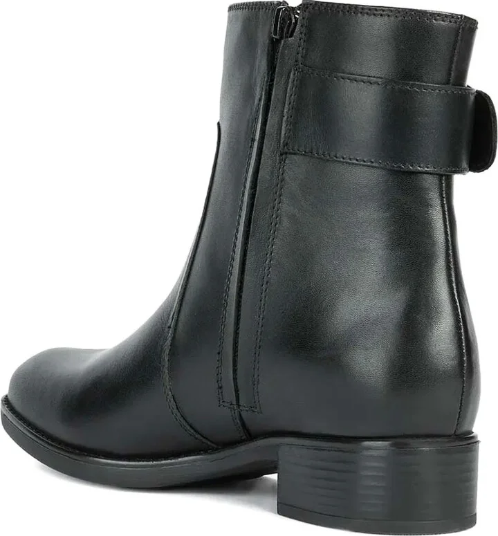 Buckle-Fastening Leather Boots - Image 4