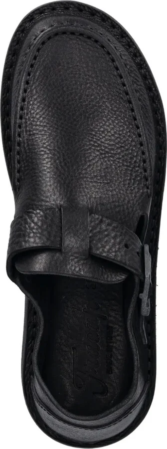 Buckle-Fastening Leather Loafers - Image 3