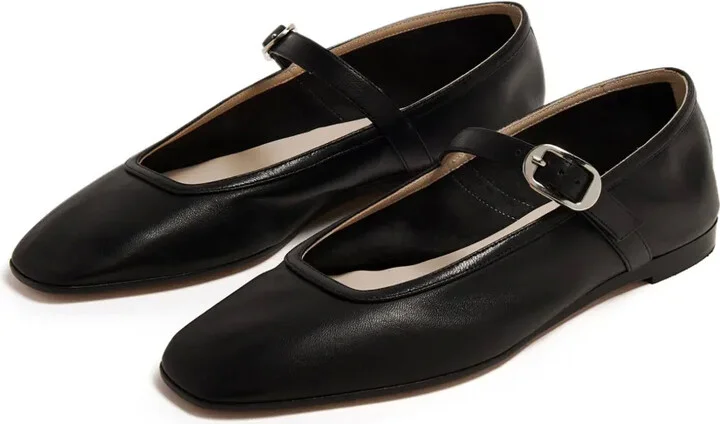 buckle-fastening leather Mary Janes - Image 4