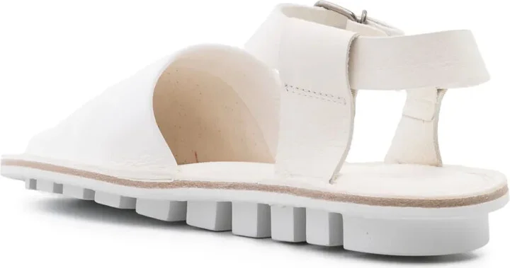 Buckle-Fastening Leather Sandals - Image 3