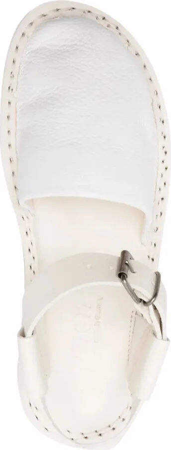 Buckle-Fastening Leather Sandals - Image 4