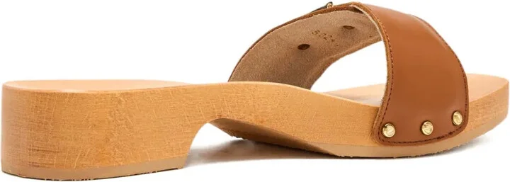 Buckle-Fastening Leather Sandals - Image 4