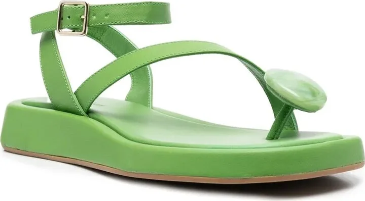 Buckle-Fastening Open-Toe Sandals - Image 2