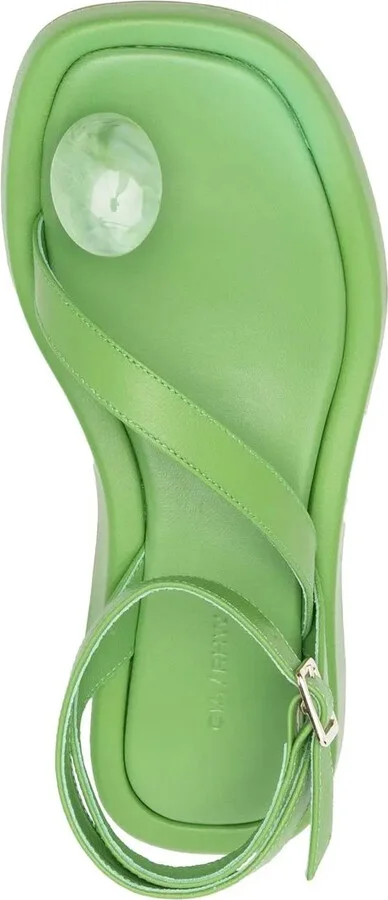 Buckle-Fastening Open-Toe Sandals - Image 4