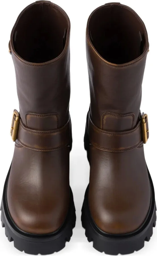 Buckle-Fastening Platform Boots - Image 4