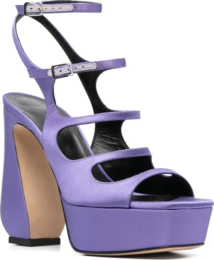 Buckle-Fastening Strappy Sandals - Image 2