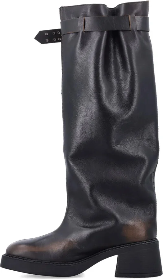 Buckle-Fastening Studded Boots - Image 4
