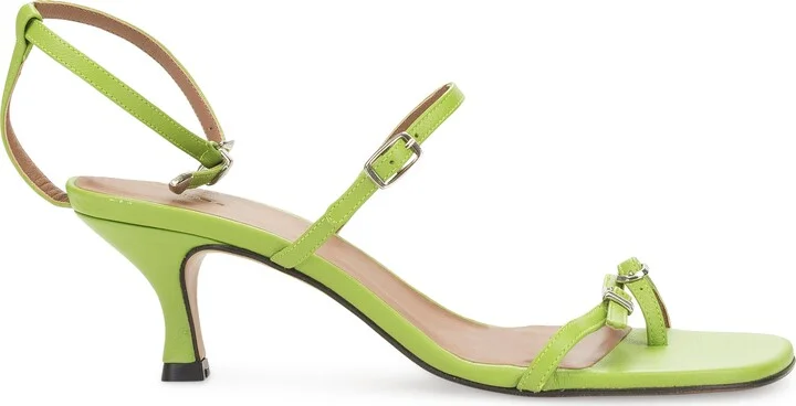 Buckle Green Sandals & Flip-Flops
