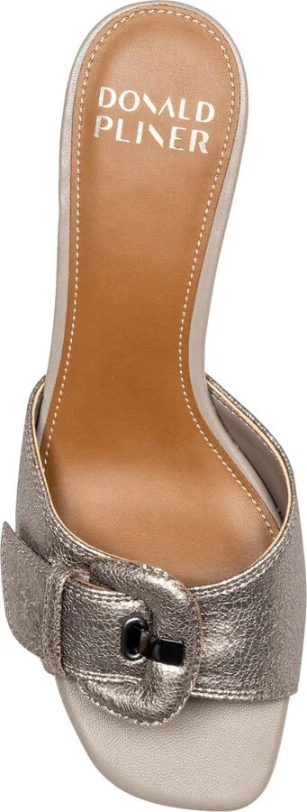 Buckle Kitten Heel Sandal - Image 4