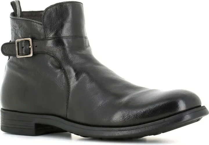 Buckle Leather Boots - Image 2