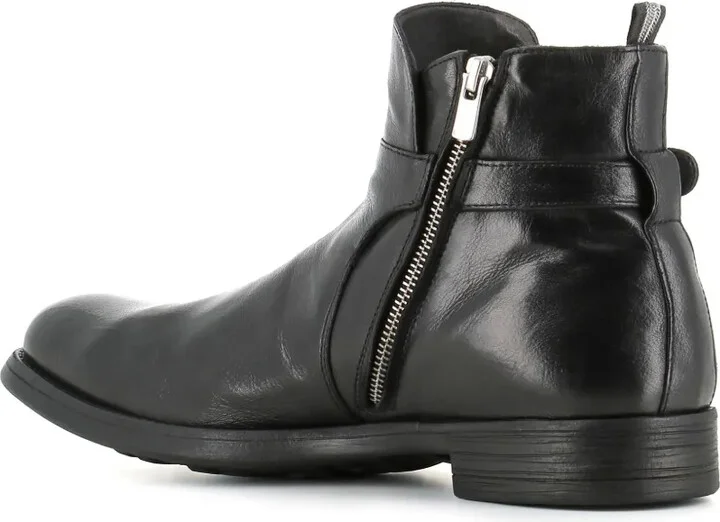 Buckle Leather Boots - Image 3