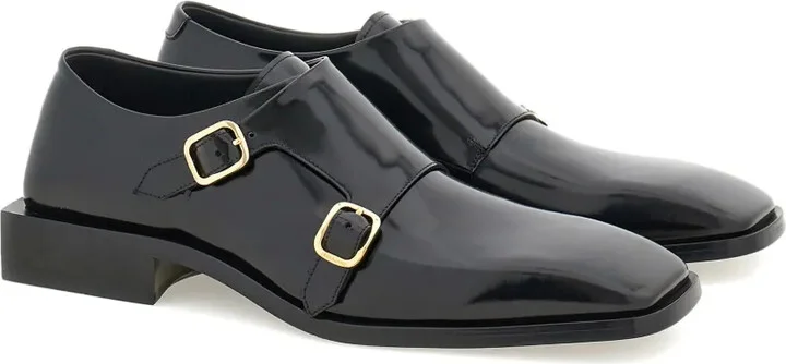 Buckle Leather Loafers - Image 2