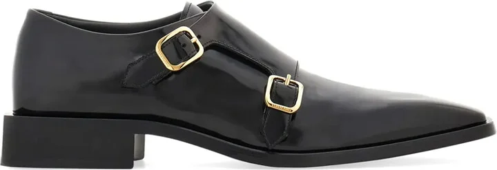 Buckle Leather Loafers