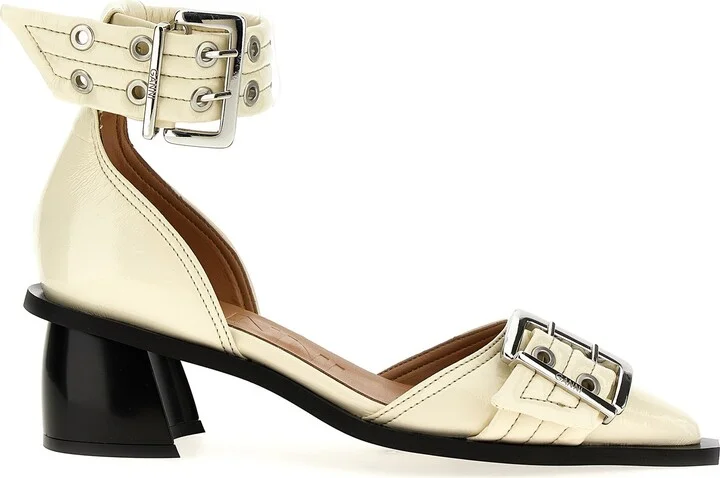 Buckle Open Cut Pumps