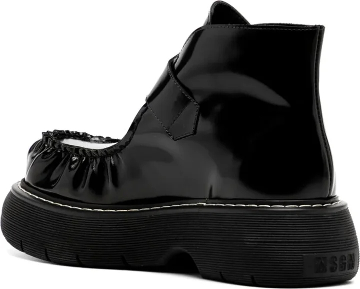 Buckle Platform Boots - Image 3