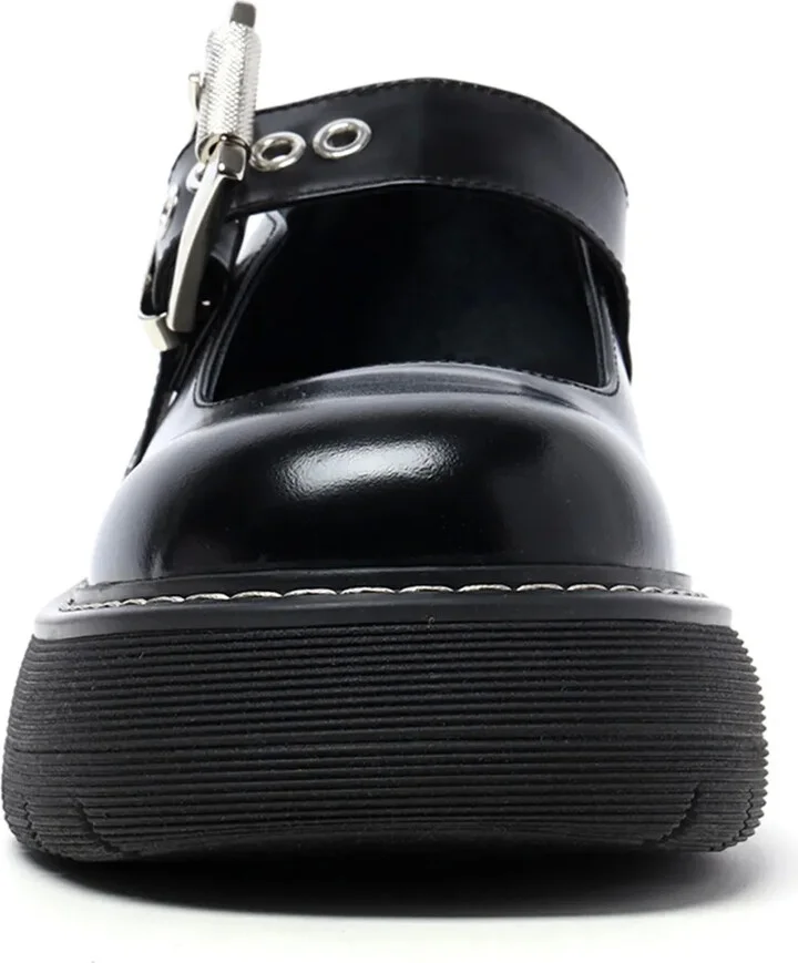 Buckle Platform Mary Jane Shoes - Image 3
