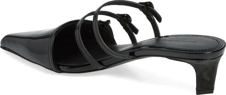 Buckle Pointed Toe Kitten Heel Mule - Image 2