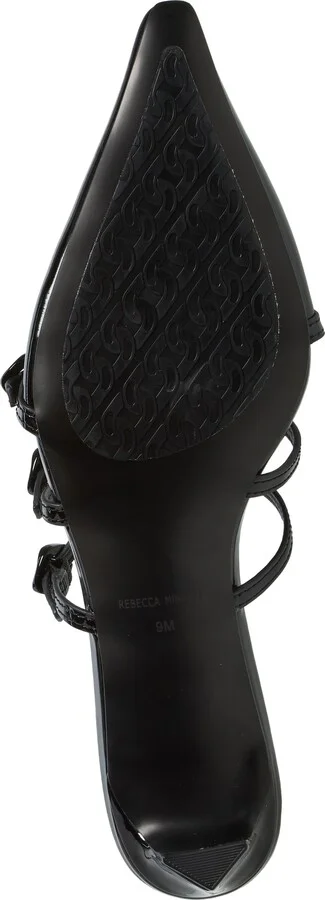 Buckle Pointed Toe Kitten Heel Mule - Image 6