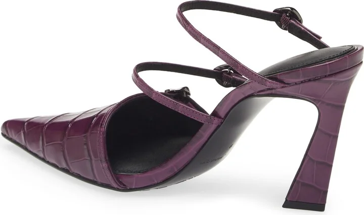 Buckle Pointed Toe Mule - Image 2