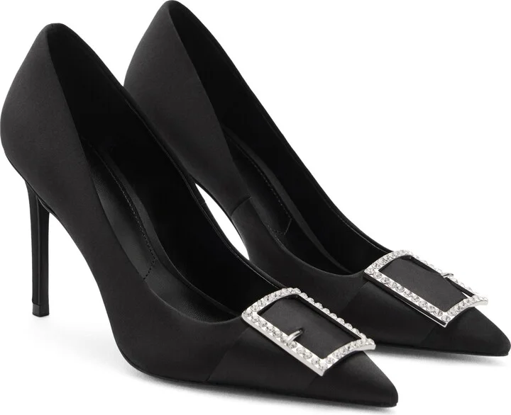 Buckle Pointed Toe Pump