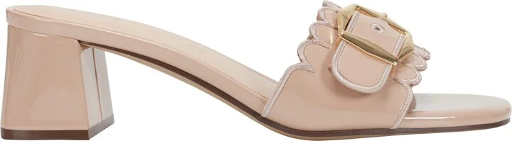 Buckle Scalloped Slide Sandal - Image 3